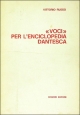 "Voci" per l'Enciclopedia dantesca